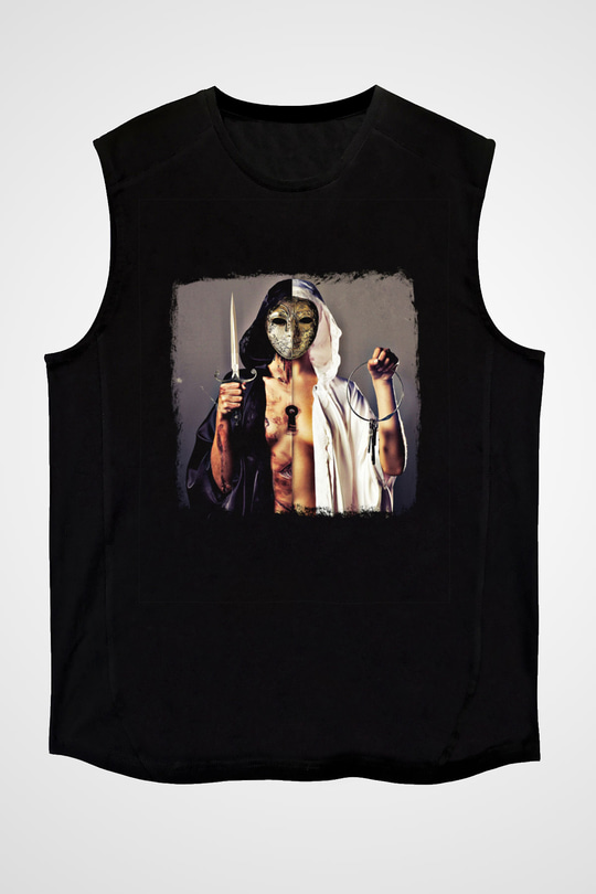 Bring Me the Horizon Baskılı Unisex Siyah Kolsuz Tişört