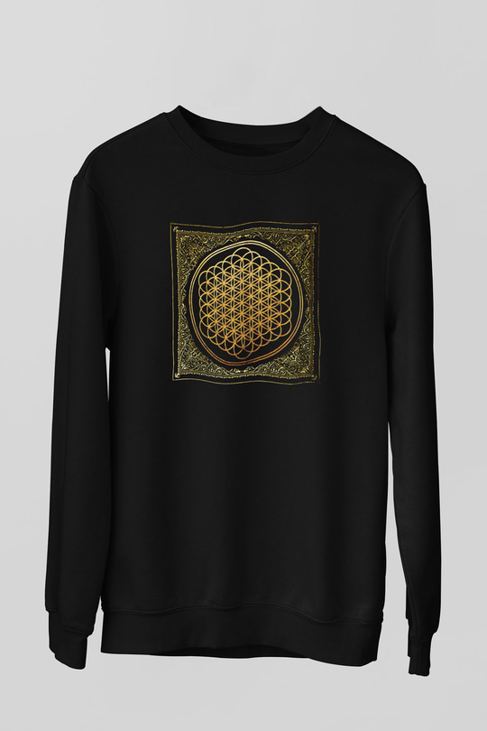 Bring Me the Horizon Baskılı Unisex Siyah Sweatshirt