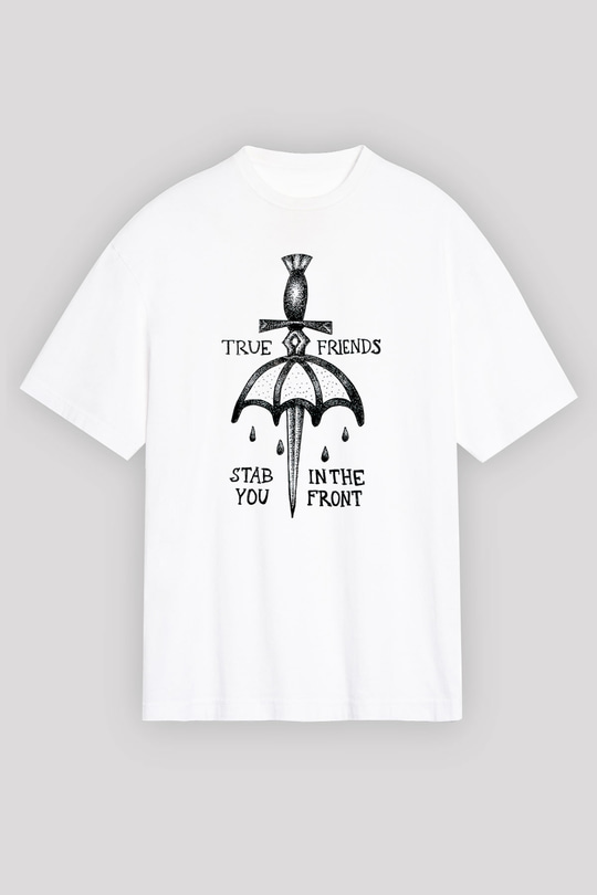 Bring Me the Horizon Beyaz Oversize Tişört Oversize T-shirt - TişörtFabrikası