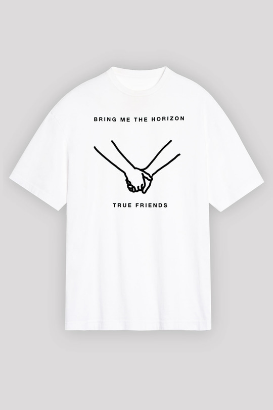 Bring Me the Horizon Beyaz Unisex Tişört T-Shirt - TişörtFabrikası
