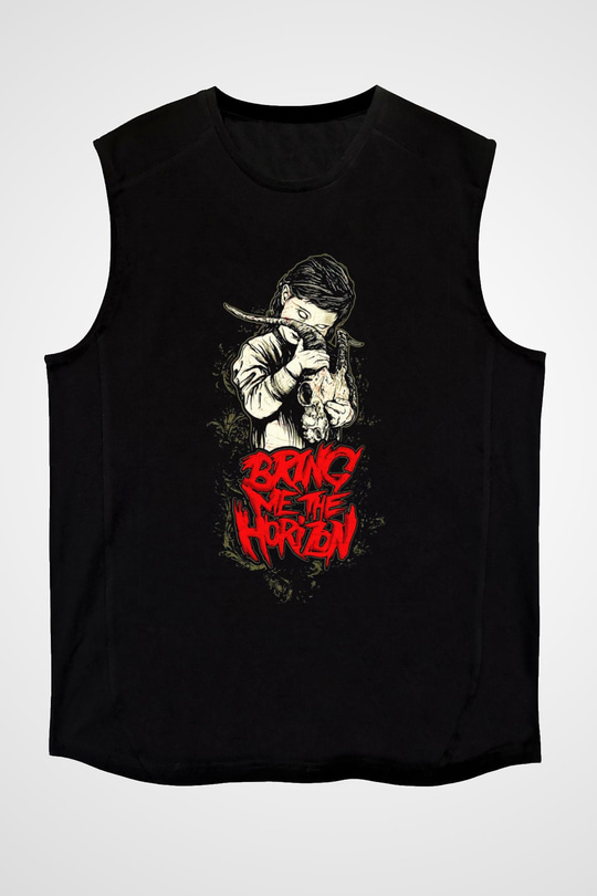 Bring Me the Horizon Siyah Unisex Kolsuz Tişört
