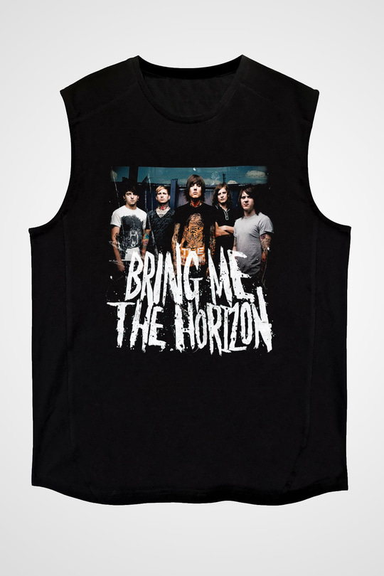 Bring Me the Horizon Siyah Unisex Kolsuz Tişört