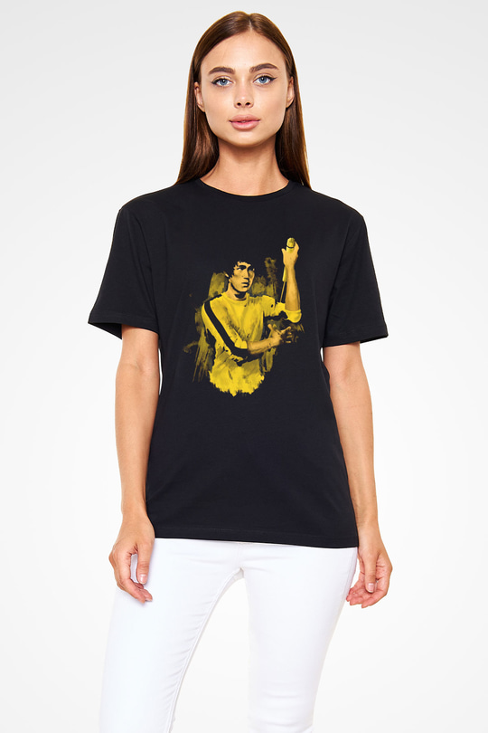Bruce Lee Siyah Unisex Tişört T-Shirt - TişörtFabrikası