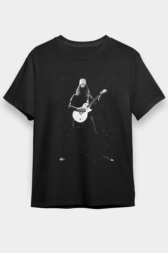 Buckethead Baskılı Unisex Siyah Tişört - Tshirt