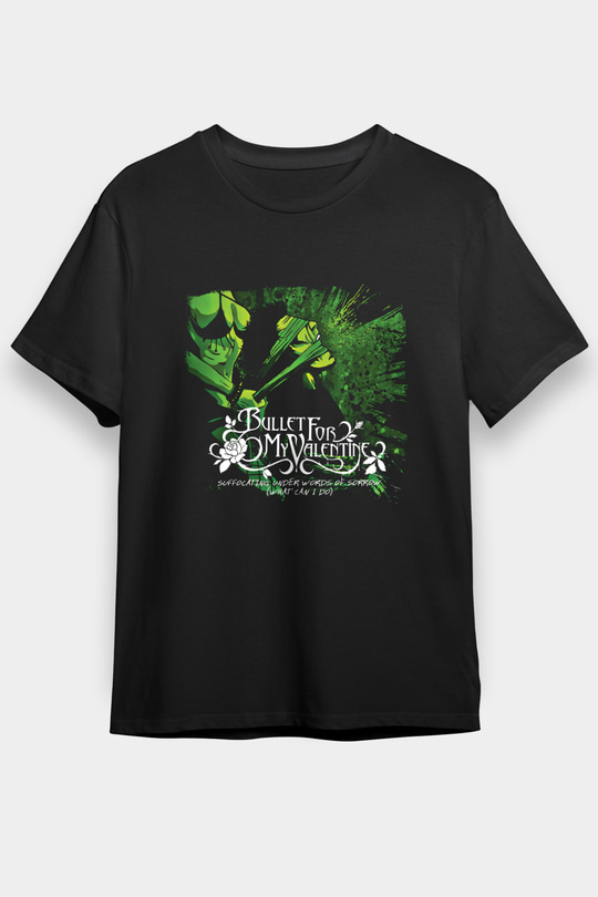 Bullet for My Valentine Baskılı Unisex Siyah Tişört
