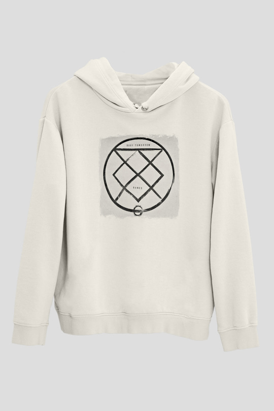 Bury Tomorrow Baskılı Unisex Beyaz Hoodie