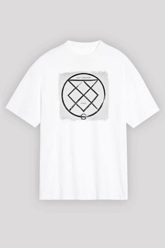 Bury Tomorrow Baskılı Unisex Beyaz Oversize Tişört