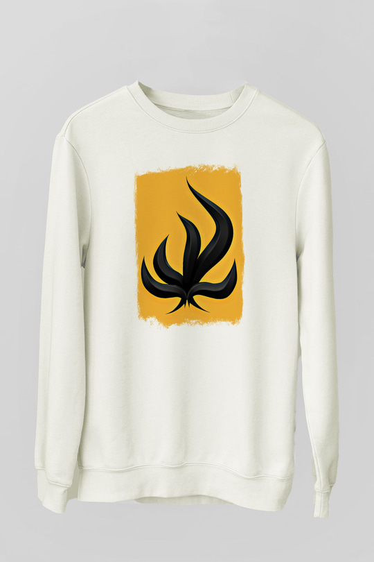 Bury Tomorrow Baskılı Unisex Beyaz Sweatshirt