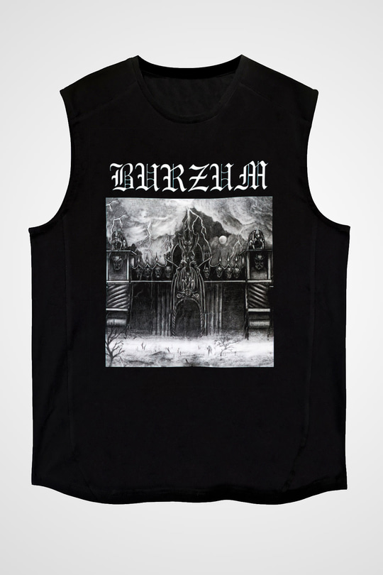 Burzum Siyah Unisex Kolsuz Tişört