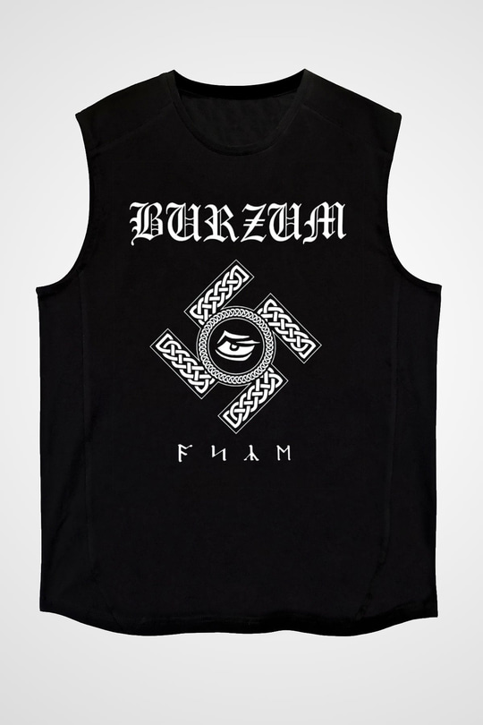 Burzum Siyah Unisex Kolsuz Tişört