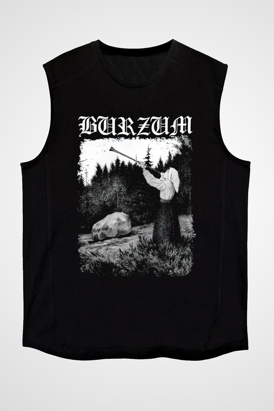 Burzum Siyah Unisex Kolsuz Tişört