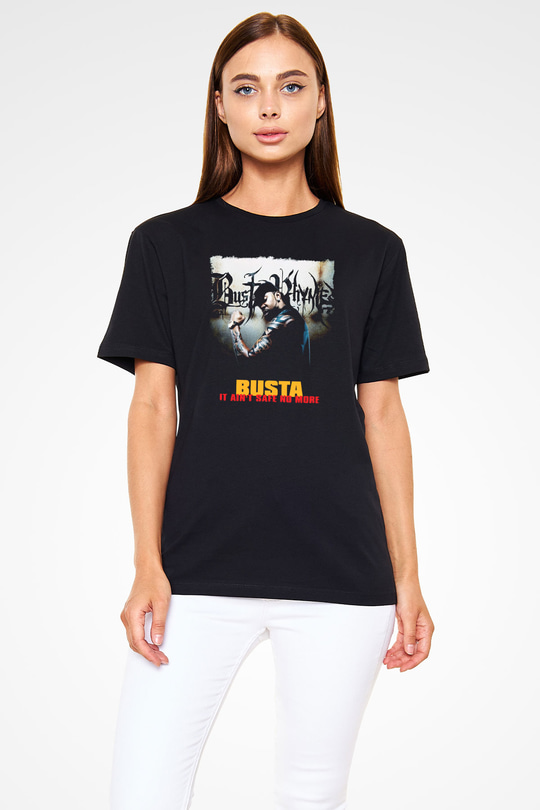 Busta Rhymes Siyah Unisex Tişört T-Shirt - TişörtFabrikası