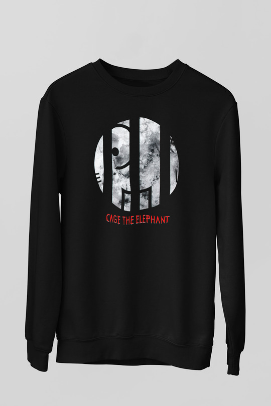 Cage the Elephant Siyah Unisex Sweatshirt