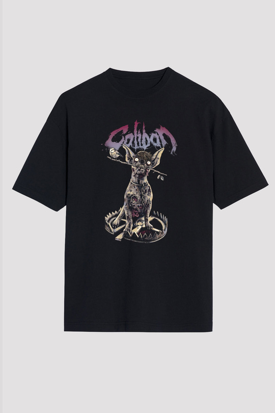 Caliban Siyah Oversize Tişört Oversize T-shirt - TişörtFabrikası