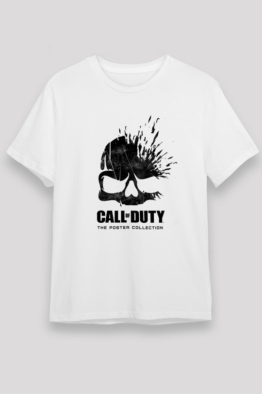Call of Duty Beyaz Unisex Tişört T-Shirt