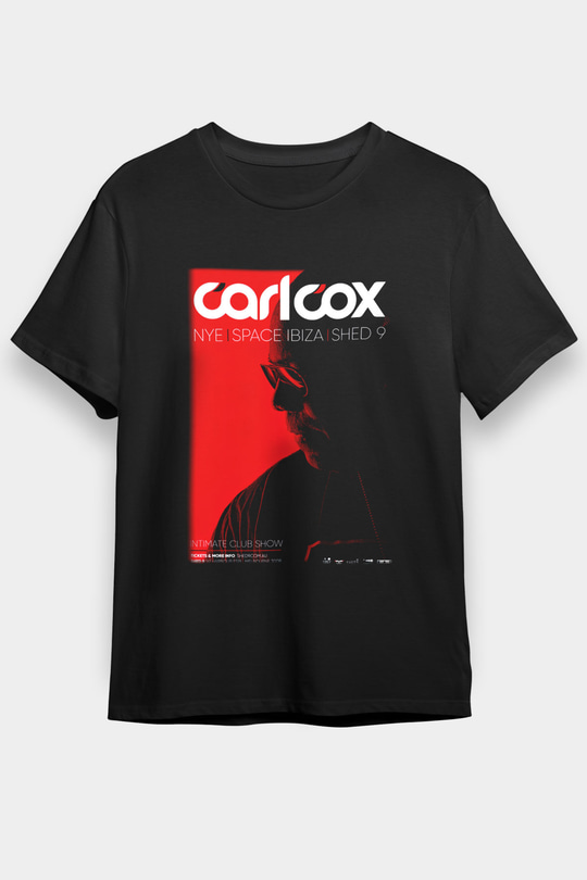 Carl Cox Siyah Unisex Tişört T-Shirt - TişörtFabrikası
