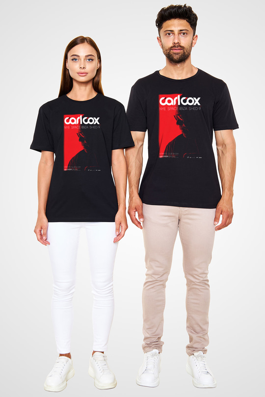 Carl Cox Siyah Unisex Tişört T-Shirt - TişörtFabrikası