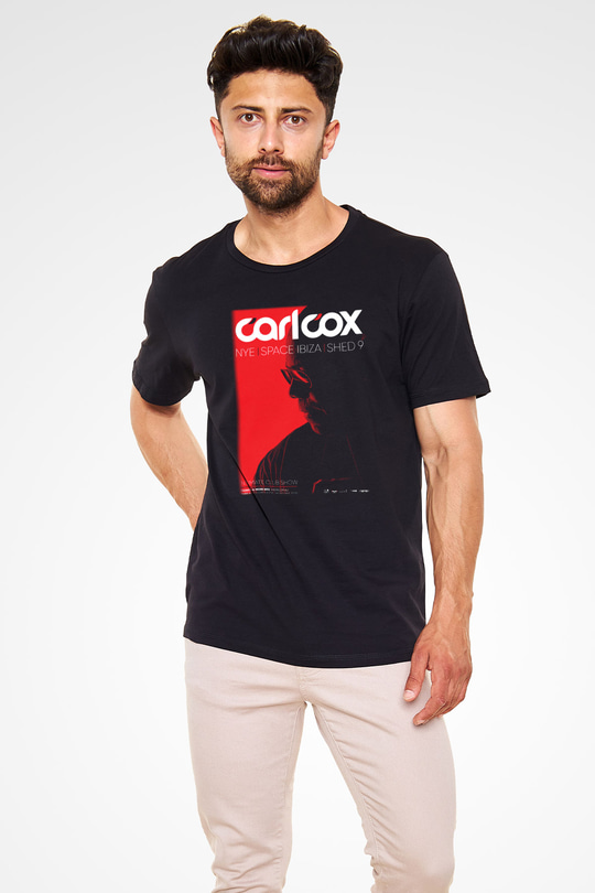Carl Cox Siyah Unisex Tişört T-Shirt - TişörtFabrikası