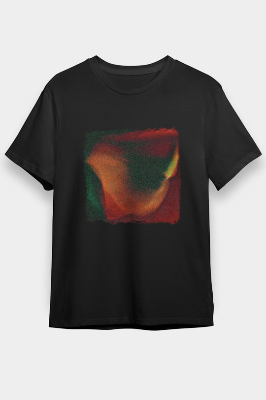 Casey Baskılı Unisex Siyah Tişört