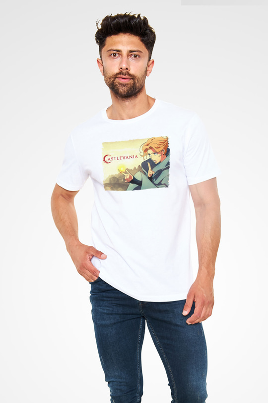 Castlevania: Lords of Shadow Beyaz Unisex Tişört T-Shirt