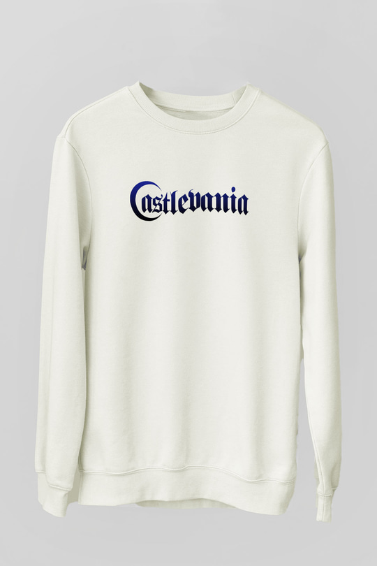 Castlevania: Lords of Shadow Beyaz Unisex Sweatshirt