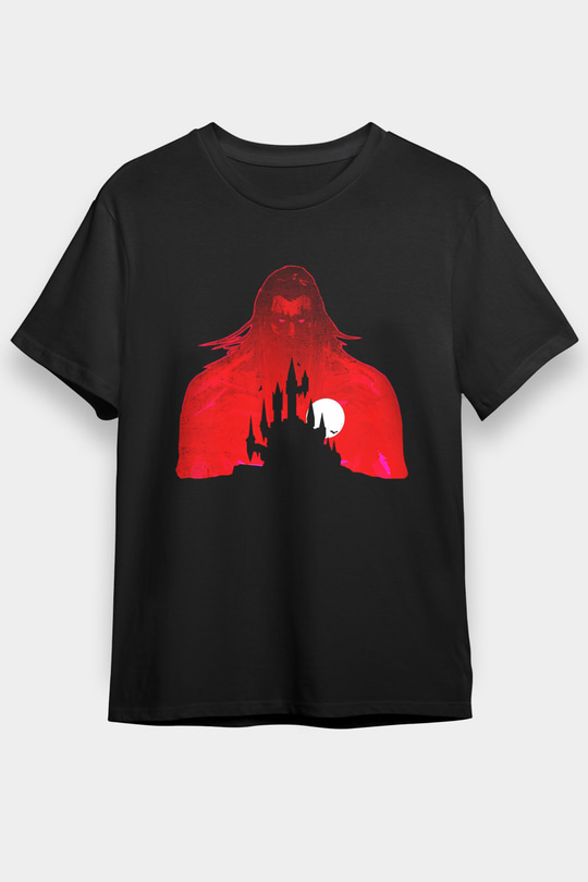 Castlevania: Lords of Shadow Siyah Unisex Tişört T-Shirt