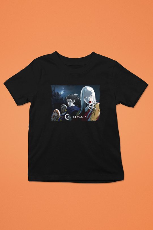 Castlevania: Lords of Shadow Siyah Unisex Çocuk Tişört
