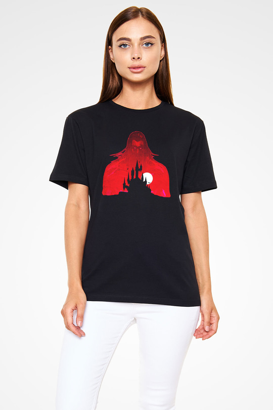 Castlevania: Lords of Shadow Siyah Unisex Tişört T-Shirt