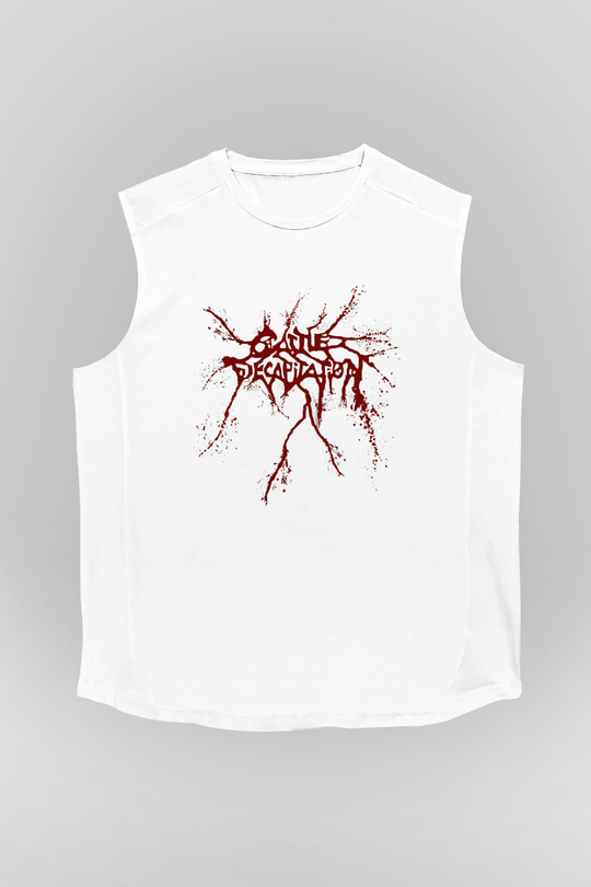 Cattle Decapitation Beyaz Unisex Kolsuz Tişört
