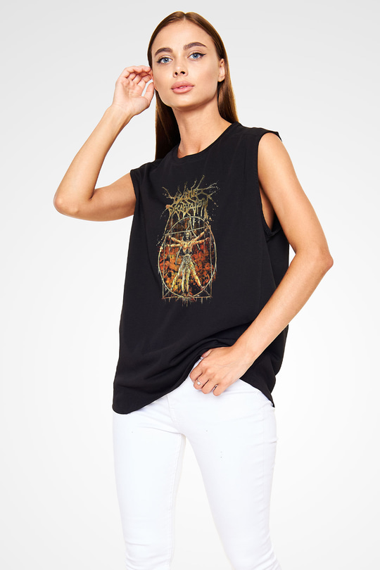 Cattle Decapitation Siyah Unisex Kolsuz Tişört