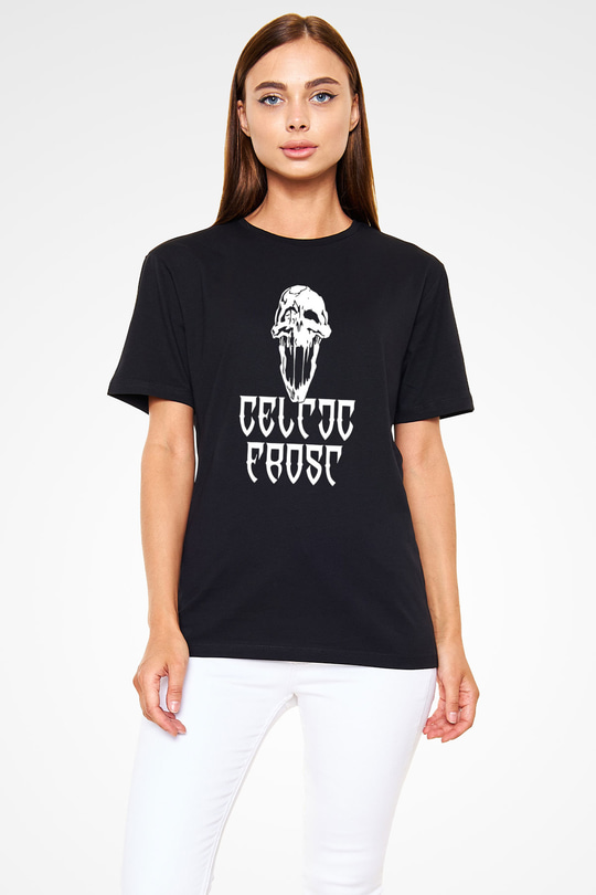 Celtic Frost Baskılı Unisex Siyah Tişört - Tshirt