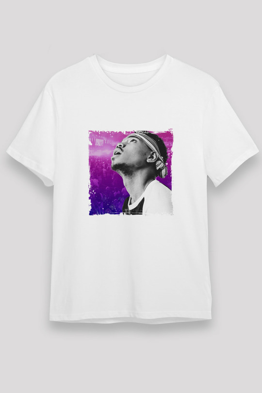 Chance The Rapper Baskılı Unisex Beyaz Tişört