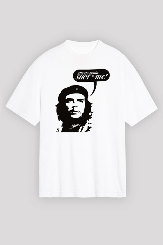 Che Guevara Beyaz Unisex Oversize Tişört T-Shirt