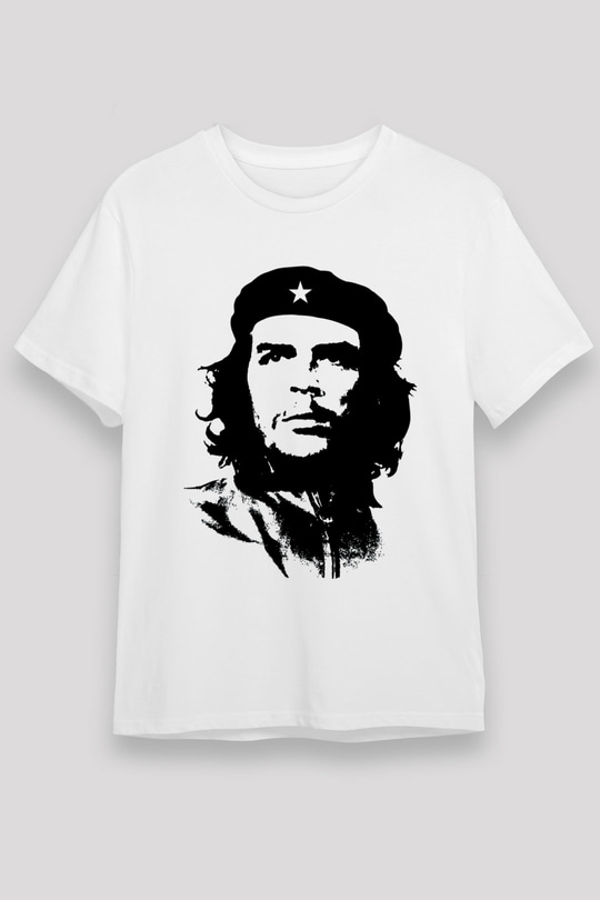 Che Guevara Beyaz Unisex Tişört T-Shirt - TişörtFabrikası