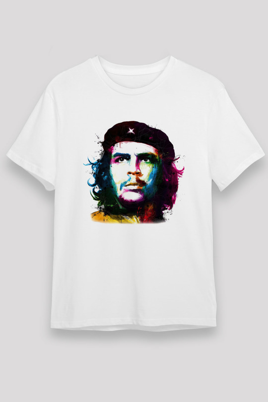 Che Guevara Beyaz Unisex Tişört T-Shirt - TişörtFabrikası