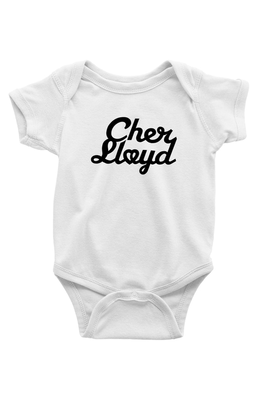 Cher Lloyd Beyaz Bebek Body - Zıbın