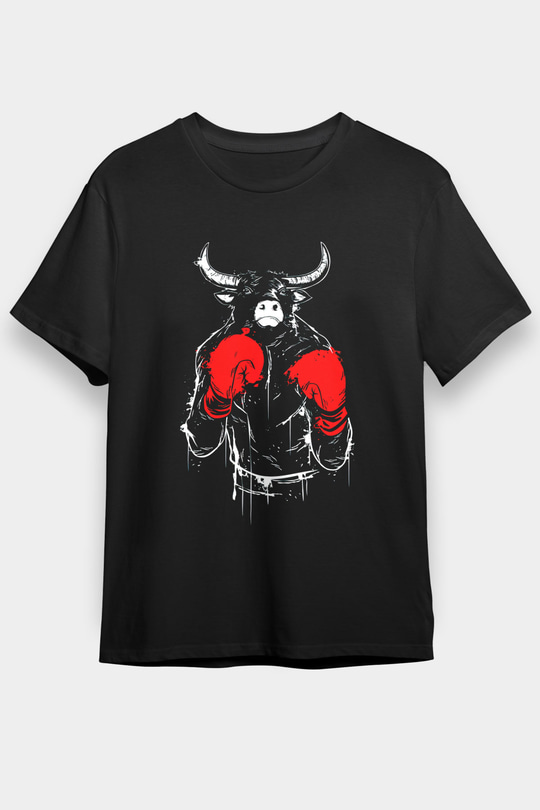 Chicago Bulls Siyah Unisex Tişört T-Shirt - TişörtFabrikası
