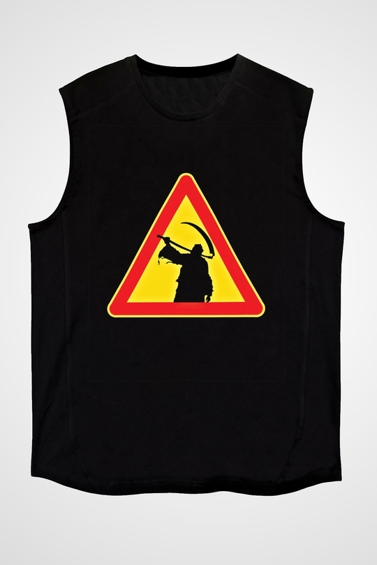 Children of Bodom Baskılı Unisex Siyah Kolsuz Tişört