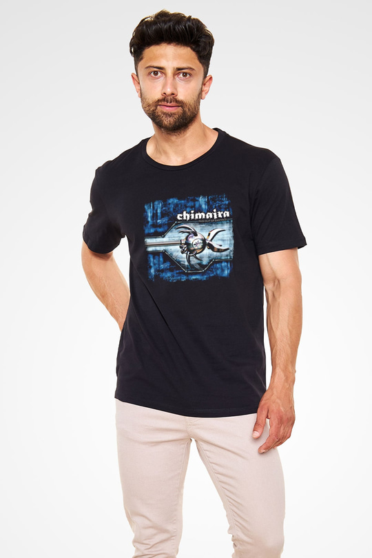 Chimaira Baskılı Unisex Siyah Tişört