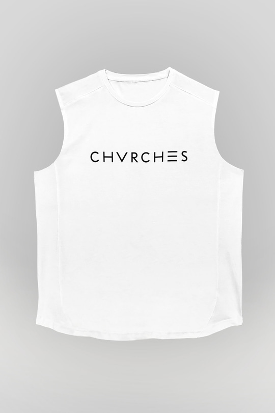 CHVRCHES Beyaz Unisex Kolsuz Tişört
