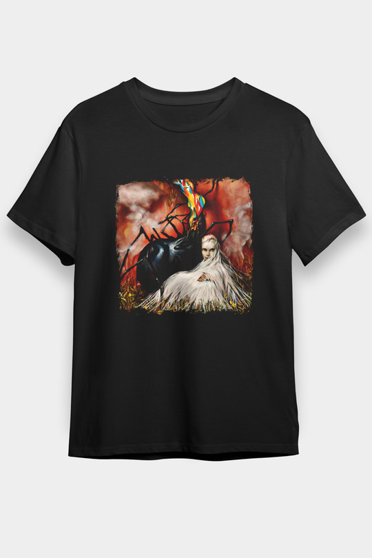 Circa Survive Baskılı Unisex Siyah Tişört