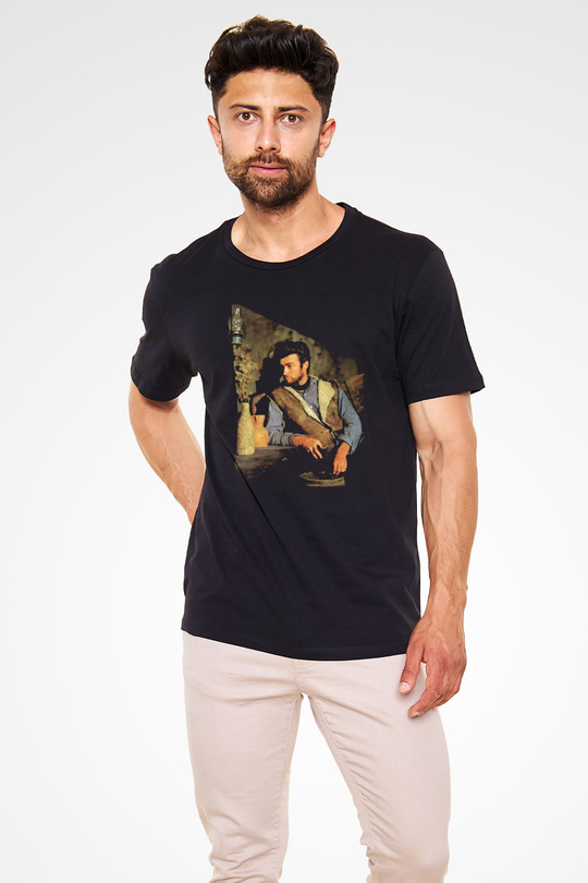 Clint Eastwood Siyah Unisex Tişört T-Shirt - TişörtFabrikası