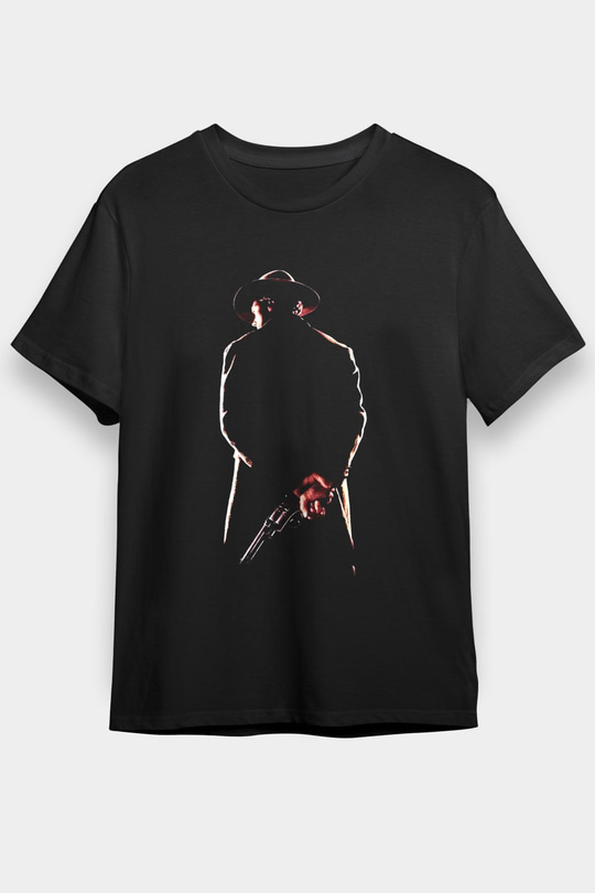 Clint Eastwood Siyah Unisex Tişört T-Shirt - TişörtFabrikası
