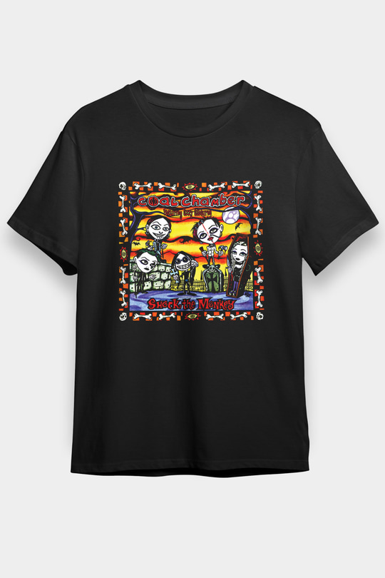 Coal Chamber Baskılı Unisex Siyah Tişört