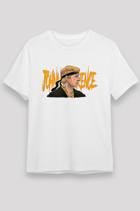 Cobra Kai Unisex Baskılı Beyaz Tişört - Tshirt