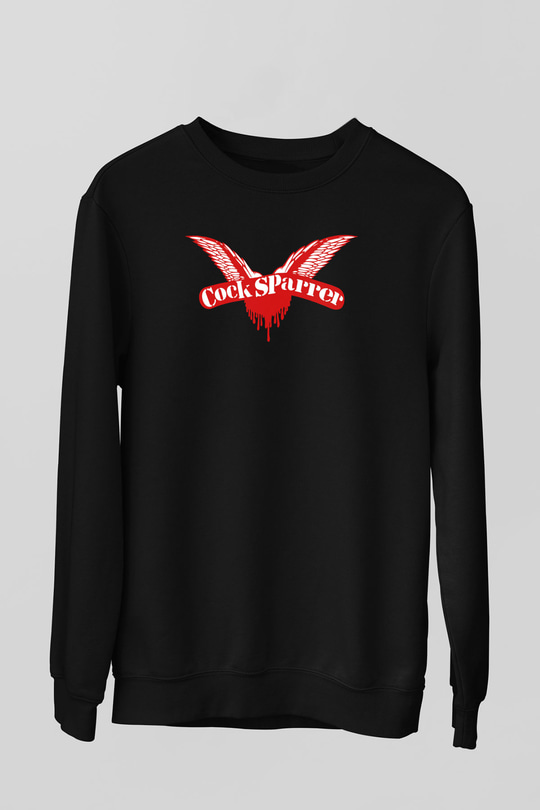 Cock Sparrer Siyah Unisex Sweatshirt
