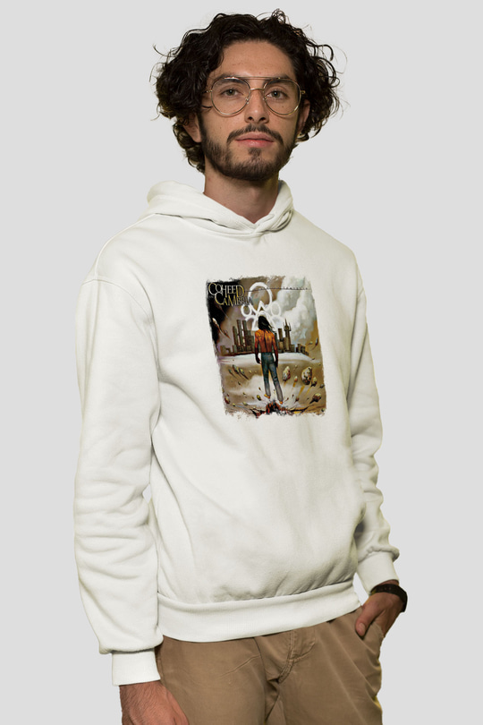 Coheed and Cambria Baskılı Unisex Beyaz Hoodie