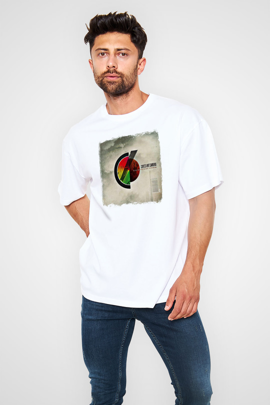 Coheed and Cambria Baskılı Unisex Beyaz Oversize Tişört
