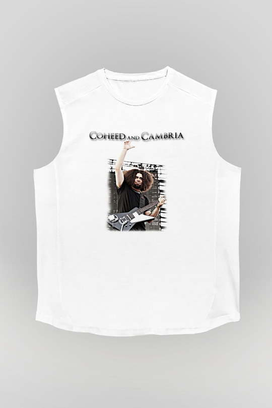 Coheed and Cambria Beyaz Unisex Kolsuz Tişört
