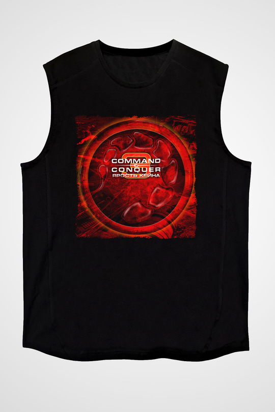 Command and Conquer Siyah Unisex Kolsuz Tişört
